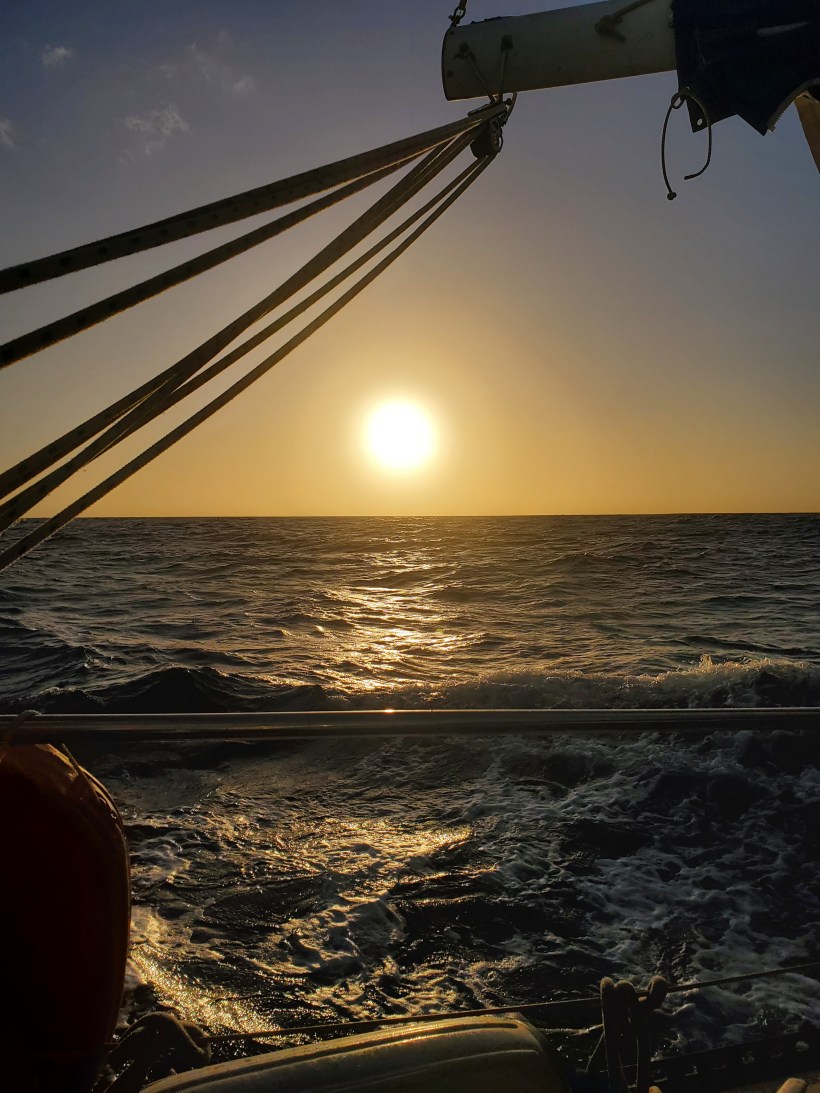 Sunset over Carribean Sea